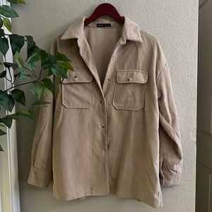 Corduroy beige jacket
